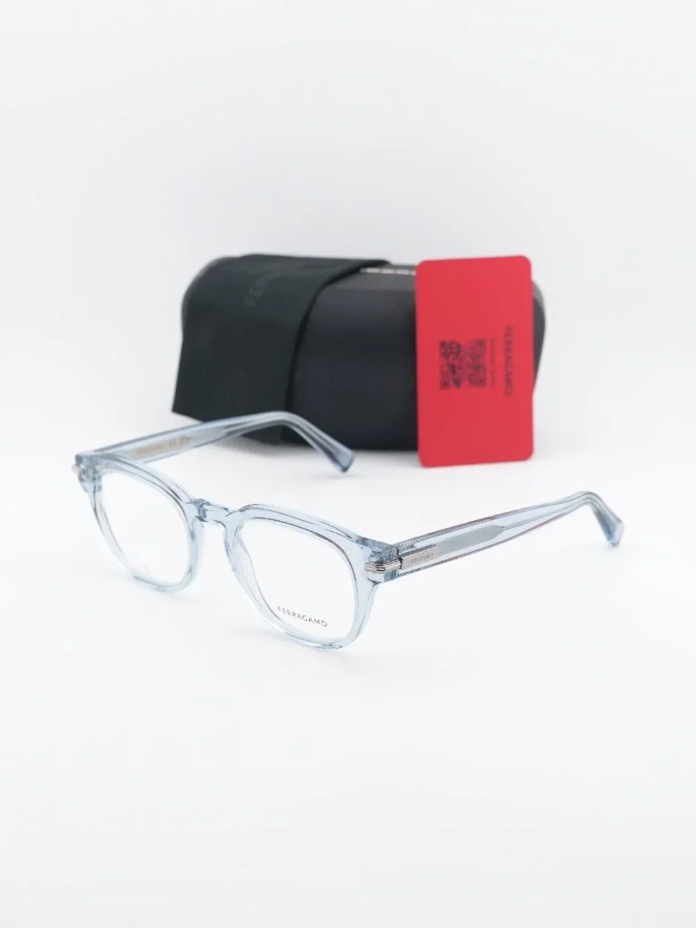 Salvatore Ferragamo SF3033 450 Square Eyeglasses 50mm – Azure